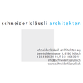 schneider kläusli architekten ag