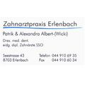 Zahnarztpraxis Erlenbach AG - Patrik und Alexandra ALBERT